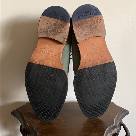 ted baker linnus chukka boots in dark Greek suede - Picture 7 of 11